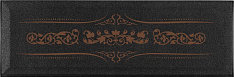 Monocolor Decor Versalles Black Copper 10х30
