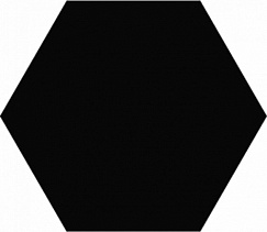Miniworx Гексагон Черный Матовый 21x24