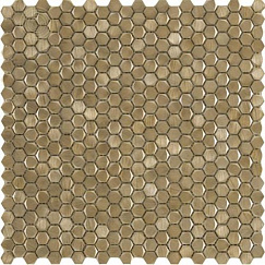 L241713641 Gravity Aluminium 3D Hexagon Gold 30,4x31