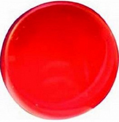 Rombo Loft Boton Cristal Rojo 1,5х1,5