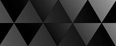 Black & White Decor Triangle Black 20х50