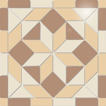 TU143/001 Креп мозаичный декор 42*42