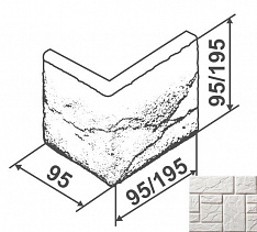 Искусственный камень Мальта угол 119 9,5х9,5х9,5