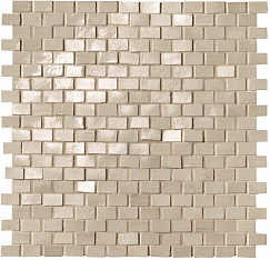Brickell Brick Mosaico Beige Gloss 30x30