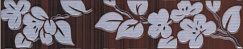 Кензо коричневый цветы на темном 4,8х25