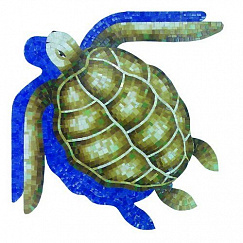 Черепаха D – художественное панно 1х1,2