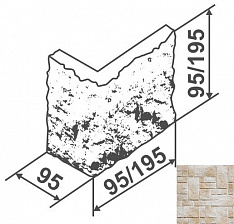 Искусственный камень Нарва угол 048 9,5х9,5х9,5