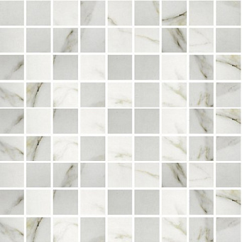 Attica Mosaico Bianco Lev (3x3) 30x30