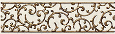 Анастасия орнамент крем 1502-0603 7,5х25