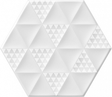 Hexa Malmo White 23,2x26,7