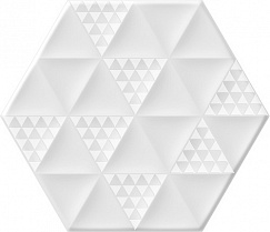 Hexa Malmo White 23,2x26,7