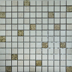 Nerea Mosaico Crema-Beige-Gold 30x30