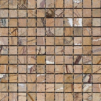 Мозаика 2,5х2,5, Rain Forest Brown сетка 30,5х30,5х7