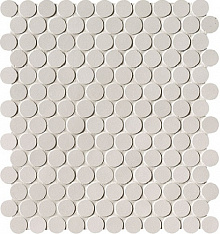 Milano&Floor Mosaico Round Bianco Matt 29,5x32,5