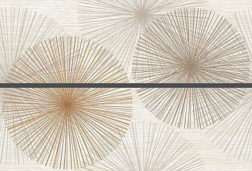 Velvet Decor Bloom Crema (set2) 2x30x90