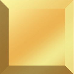 Monocolor Gold Biselado Brillo 10х10