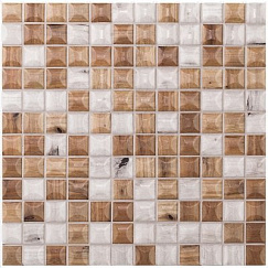 Wood Мозаика Edna Blend (на сетке) 31,7х31,7