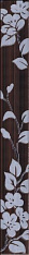 Кензо коричневый цветы на темном 4,8х40
