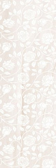 Тендер Марбл Декор Цветы Бежевый 20х60