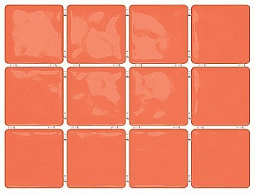 1240 Сезоны оранжевый, полотно 30х40 из 12 частей 9,9x9,9
