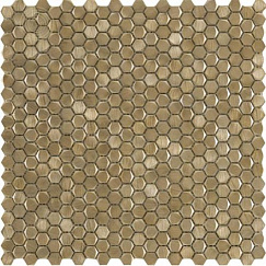 L241712651 Gravity Aluminium Hexagon Gold 31x31