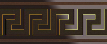 Luxury Fascia Greca Marron 25х60