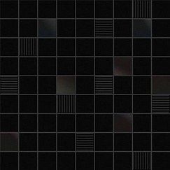 Black & White Mosaico Cubic Black 31,6х31,6