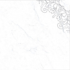 I Marmi Composizione Carrara Decor 4 pz Maxi (1 part) 60x60