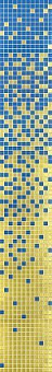 Degradados Мозаика Aurora № 920/9 (на сетке) 31,7х221,9