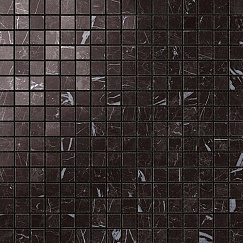 Marvel Nero Marquina Mosaico Lappato 30x30