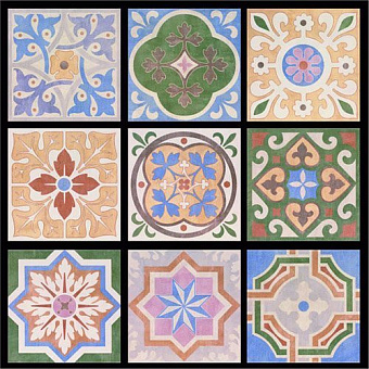 Cementine Decor Bastide (Mix 9) 20x20