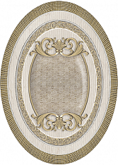 Venecia Medallon Oro-Beige 14x10