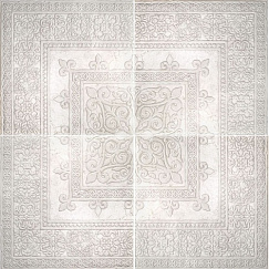 Papiro Roseton Gotico 4 pz White 60x60