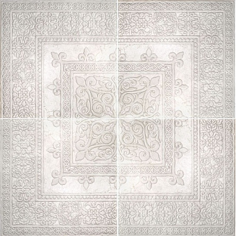 Papiro Roseton Gotico 4 pz White 60x60