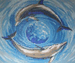 Дельфины с шаром 2,99х2,814