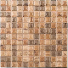 Wood Мозаика Edna Dark Blend (на сетке) 31,7х31,7