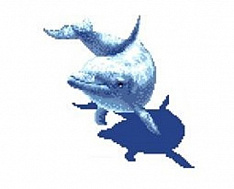 Большой Дельфин с тенью 2,11х2,13