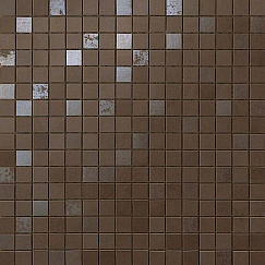 Dwell Mosaico Brown Leather Q 30,5x30,5