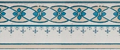 Creta D Stencil Aqua 30,5x72,5