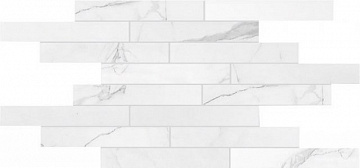 Attica Mosaico Muretto Bianco Lev 19,5x42