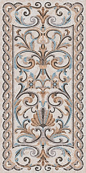 SG590802R Ковер Мозаика беж декорированный лаппатированный 119,5х238,5