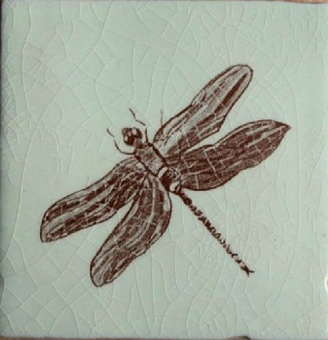 Provenza Decor Dragonfly Marron (Crema) 13х13