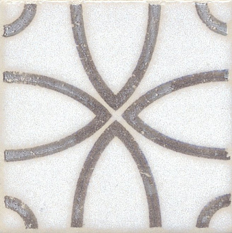 STG\A405\1266 Амальфи орнамент коричневый 9,9х9,9