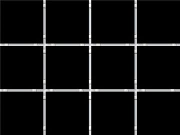 1149T Конфетти черный, полотно  30х40