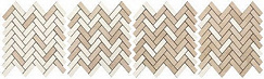 Terracruda Mosaico Degrade Sabbia/Luce R06A 33,2х128,8