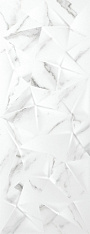 Calacatta Kite Slim Rect White Brillo 24,2x64,2