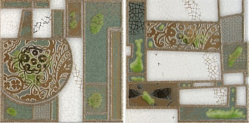 Garda Conjunto Verde 2PZ (комп. из 2 шт) 25x25