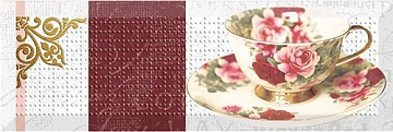 Monocolor Decor Tea Flowers 01 10x30